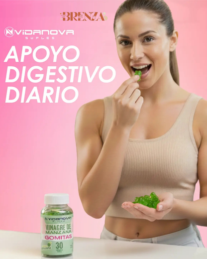 Gomitas de vinagre de manzana.